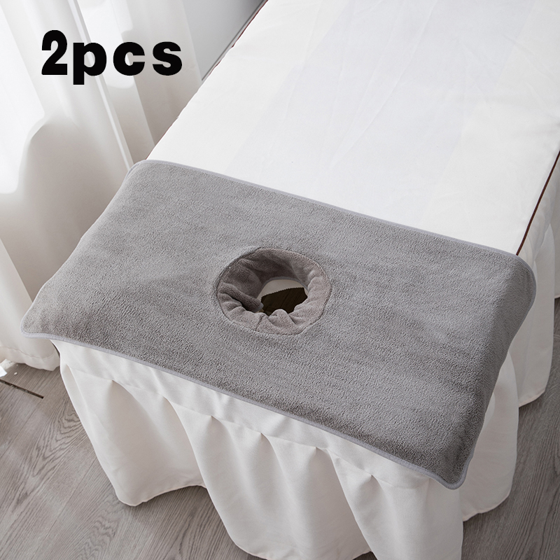 Bath Salts - 2 stuks 40*80cm schoonheidsbedhanddoeken met gaten,