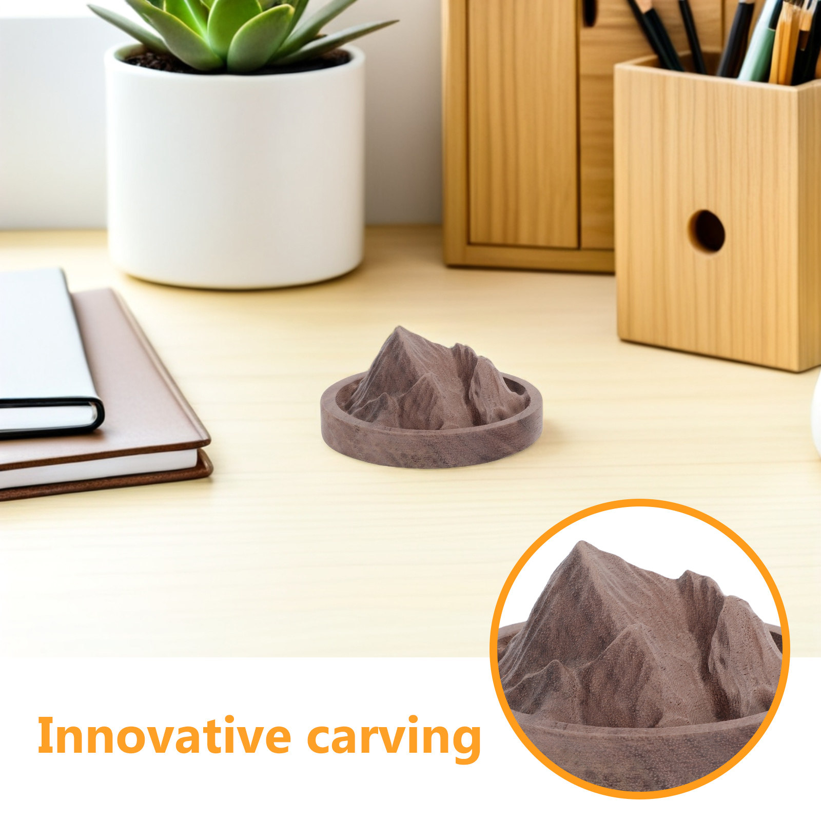 Houten diffuser sculptuur, hou - Aromatherapy Diffuser recensie en prijs