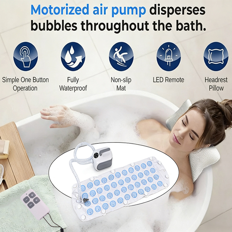 SPA-badmat met bubbelmassage e - Spa Massager recensie en prijs