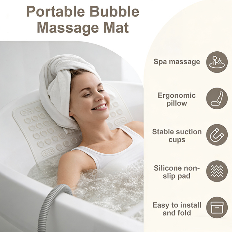 SPA-badmat met bubbelmassage e - Spa Massager recensie en prijs