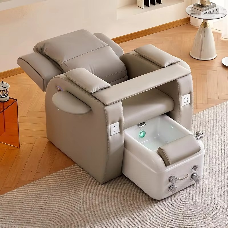 Crèmewitte pedicurestoel met v - Foot Spa recensie en prijs