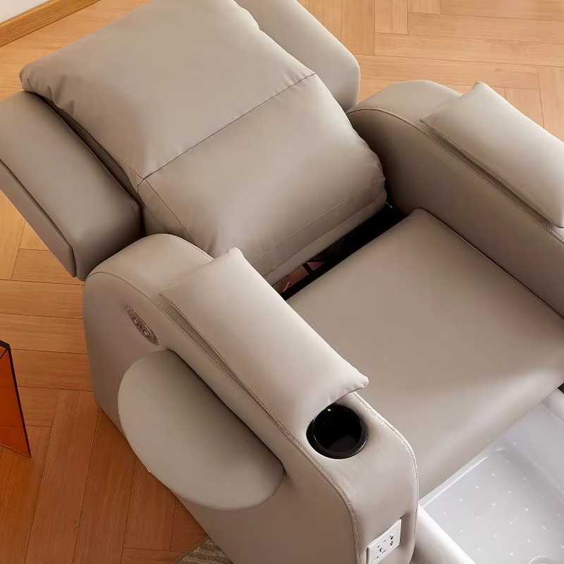 Crèmewitte pedicurestoel met v - Foot Spa recensie en prijs